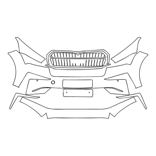Passgenaue Lackschutzfolien PPF Skoda Enyaq iV (EU) Luxury 2025