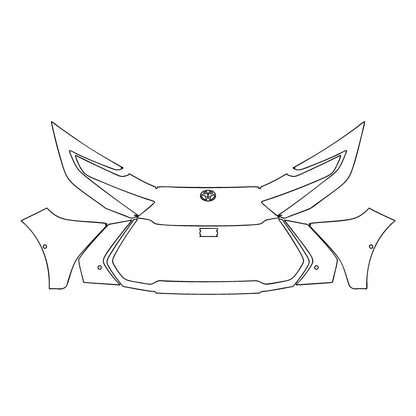 Passgenaue Lackschutzfolien PPF Toyota C-HR PHEV (EU) 2025