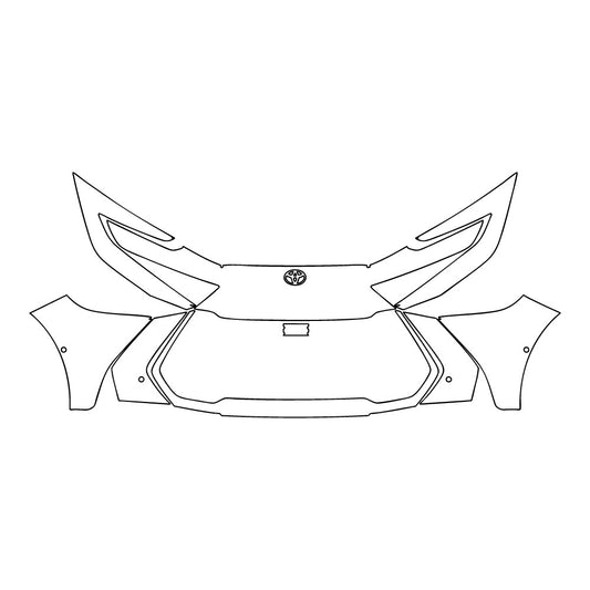 Passgenaue Lackschutzfolien PPF Toyota C-HR PHEV (EU) 2025