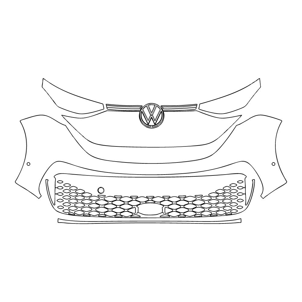 Passgenaue Lackschutzfolien PPF Volkswagen ID.BUZZ Standard 2025