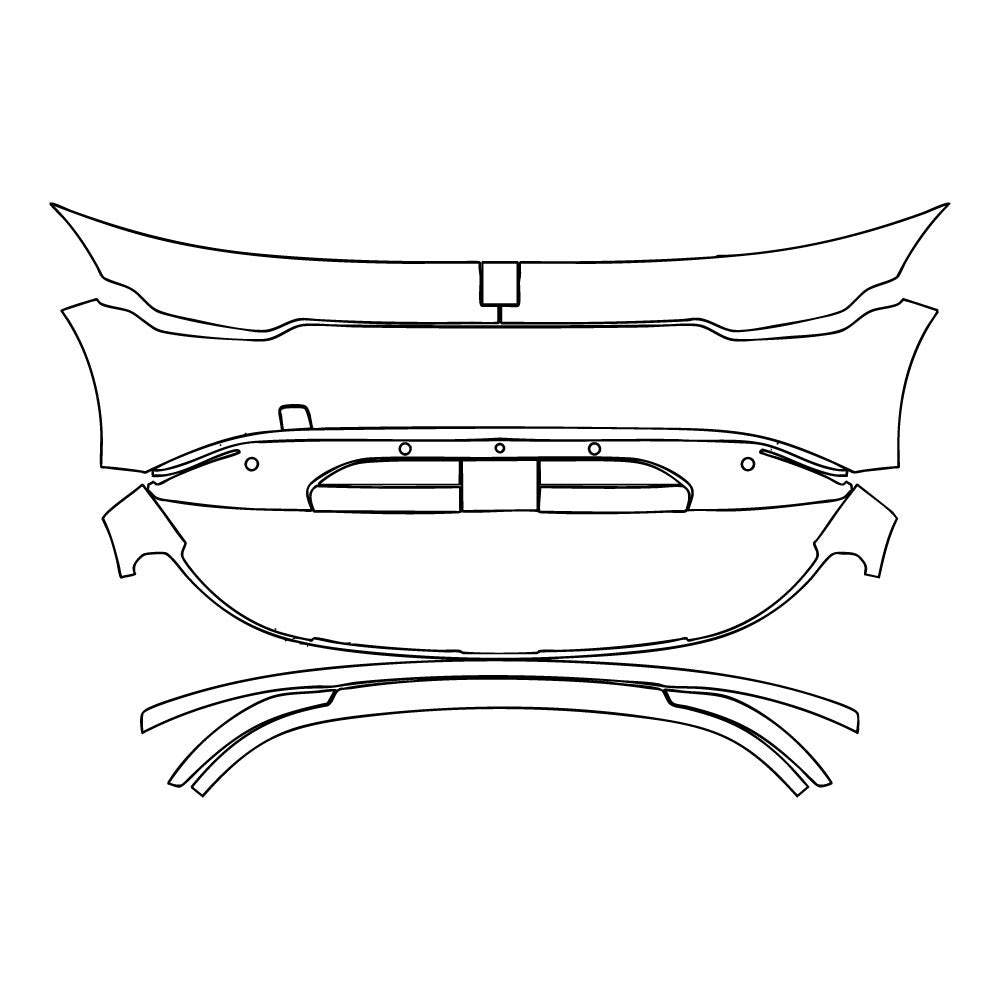 Passgenaue Lackschutzfolien PPF Zeekr 7X 2025