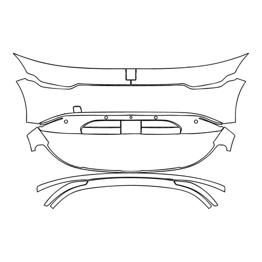 Passgenaue Lackschutzfolien PPF Zeekr 7X 2025