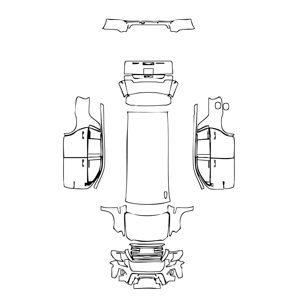 Pre-Cut PPF GMC Yukon  AT4 2021 - PPF-Kits