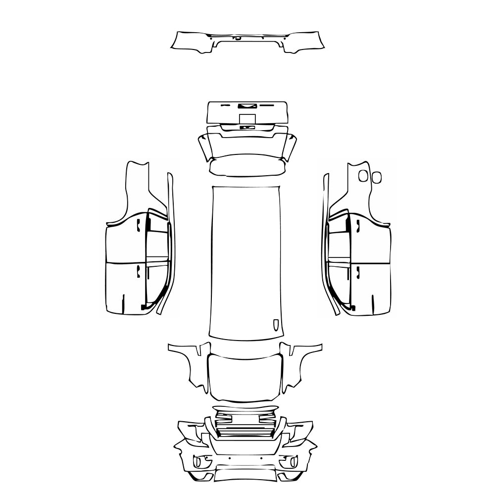 Pre-Cut PPF GMC Yukon  SLE 2024 - PPF-Kits