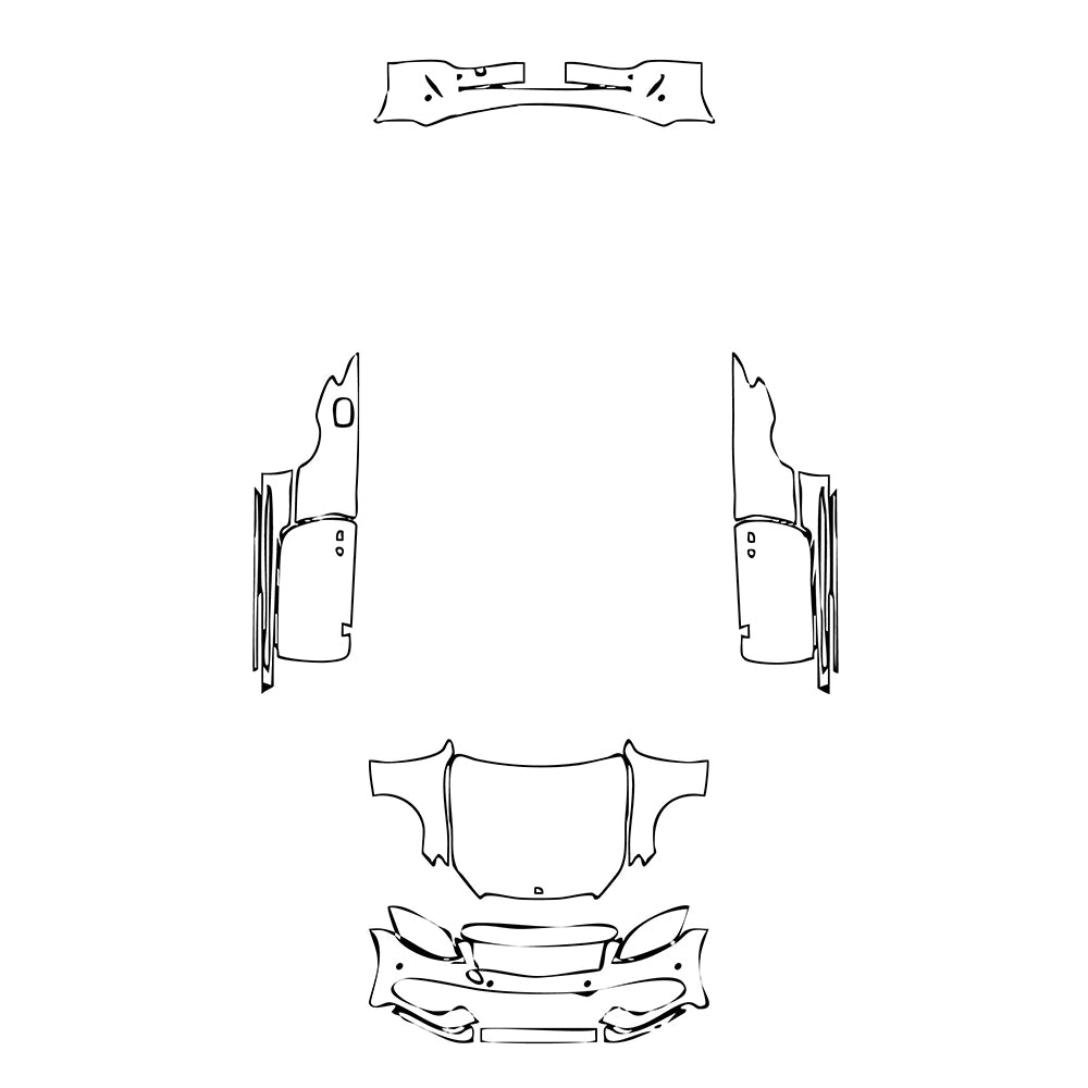 Pre-Cut PPF Mercedes-Benz C Class Cabriolet Sport  AMG-Line 2018 - PPF-Kits