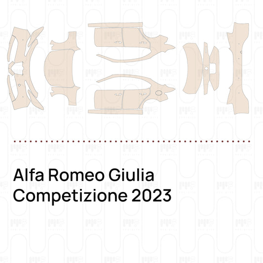 Pre-Cut PPF Alfa Romeo Giulia Competizione 2023