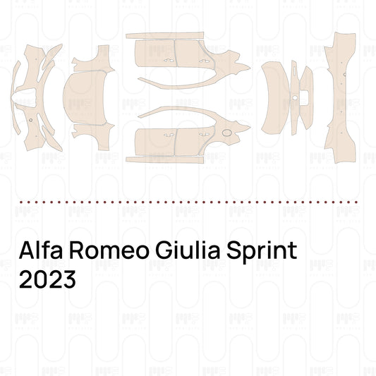 Pre-Cut PPF Alfa Romeo Giulia Sprint 2023