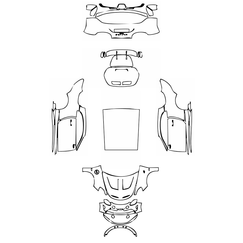 Pre-Cut PPF Alpine A 110 R 2023 - PPF-Kits