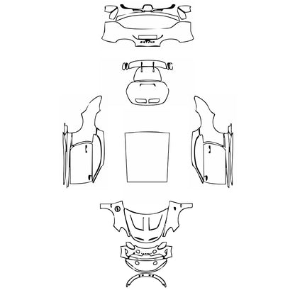 Pre-Cut PPF Alpine A 110 R 2023 - PPF-Kits
