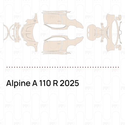 Pre-Cut PPF Alpine A 110 R 2025