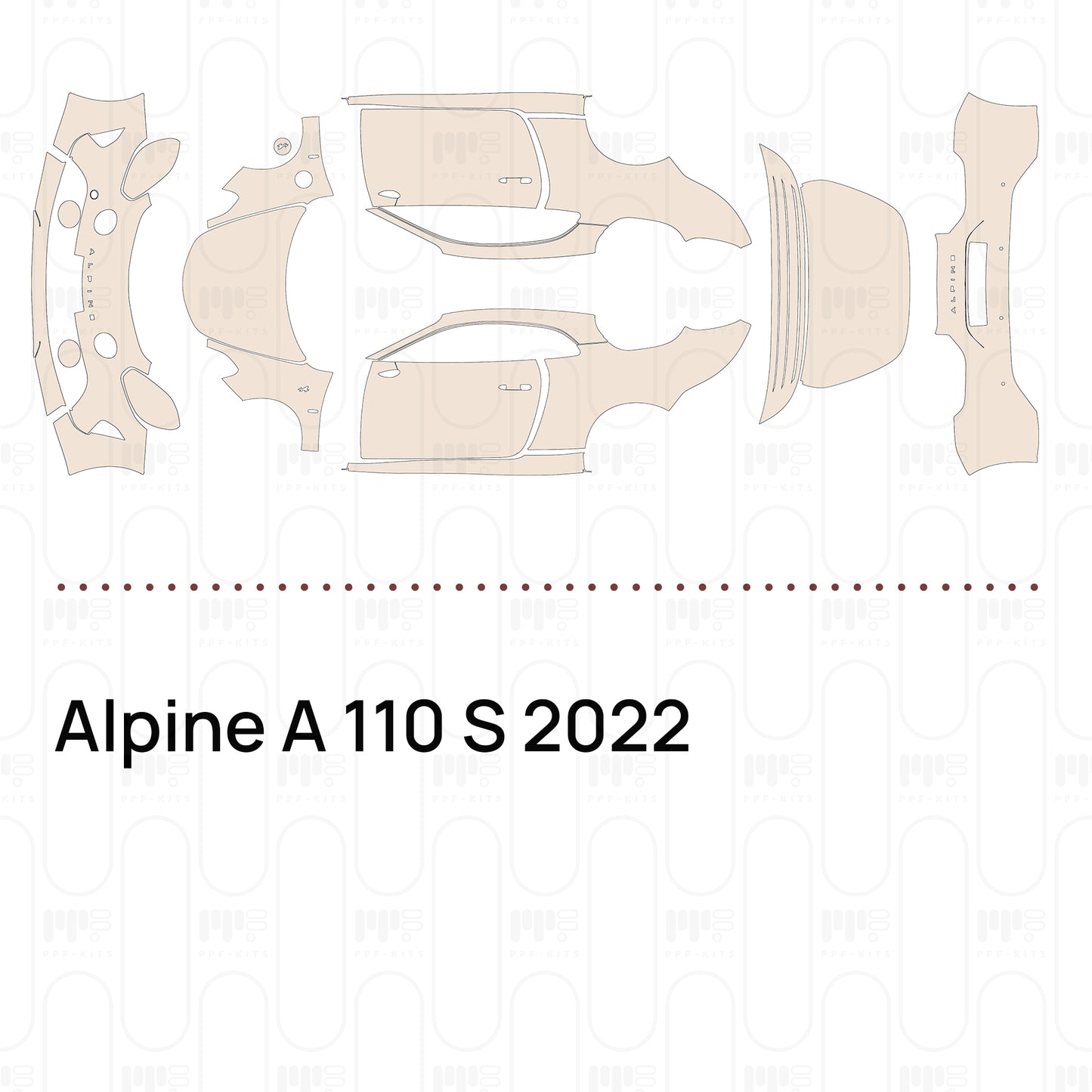Pre-Cut PPF Alpine A 110 S 2022