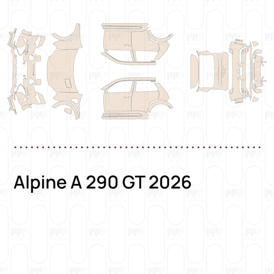 Pre-Cut PPF Alpine A 290 GT 2026