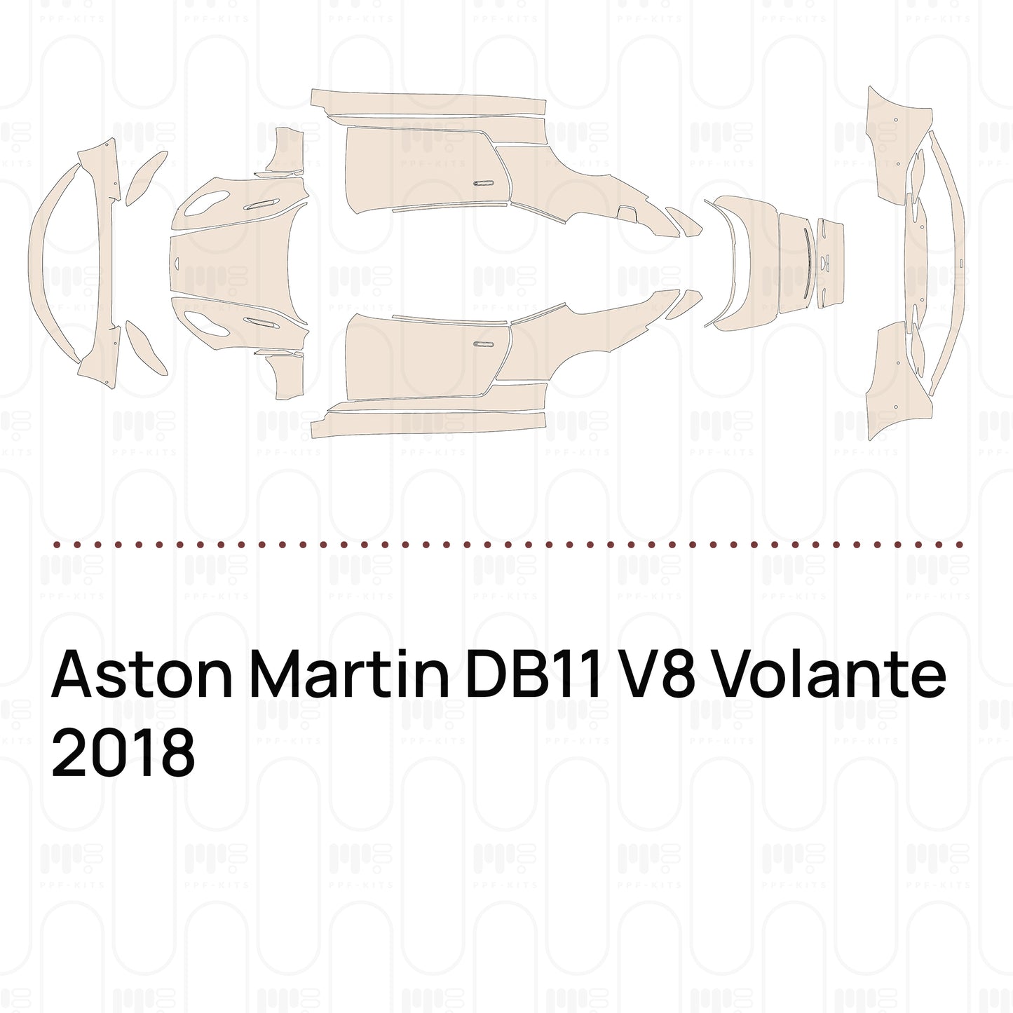 Pre-Cut PPF Aston Martin DB11 V8 Volante 2018