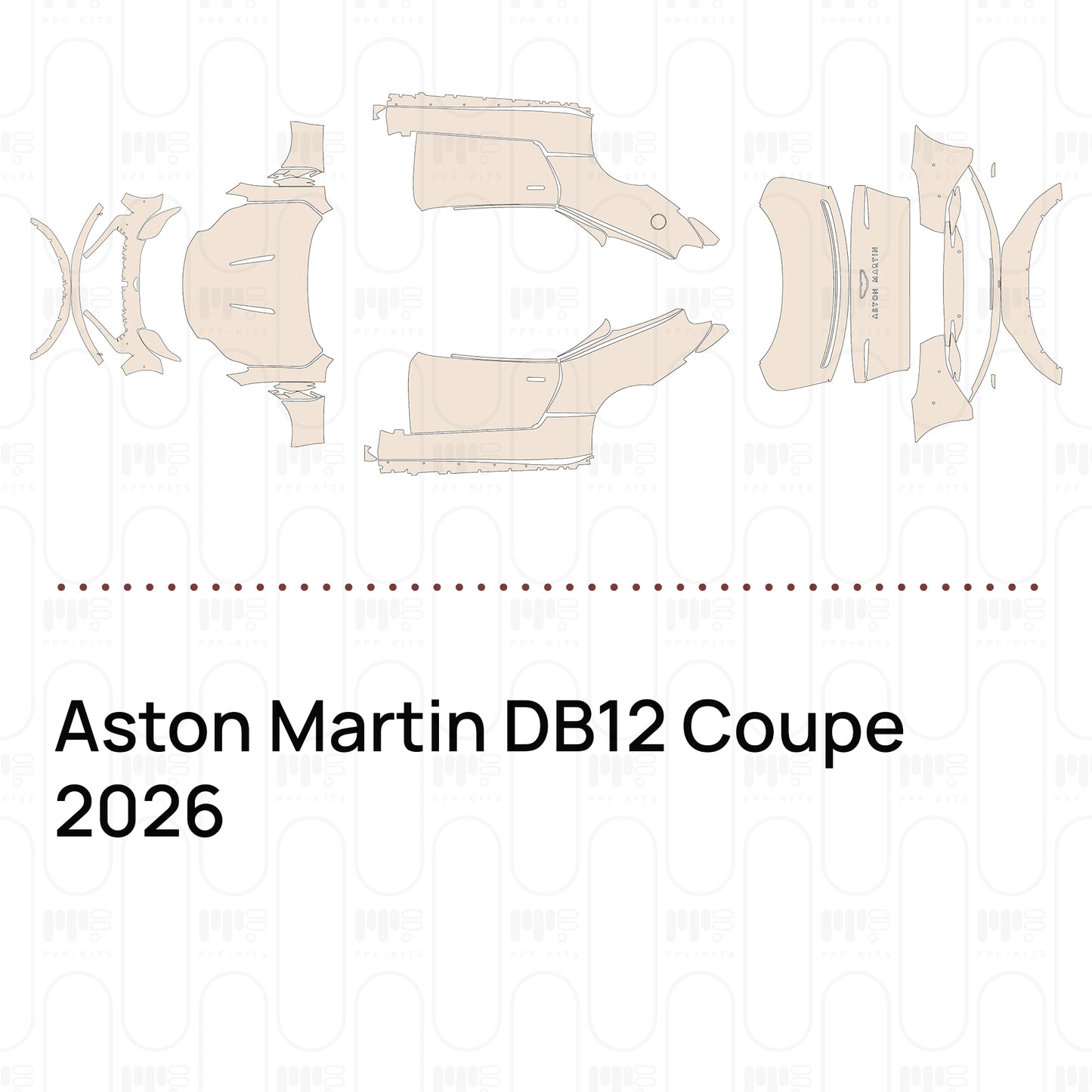 Pre-Cut PPF Aston Martin DB12 Coupe 2026