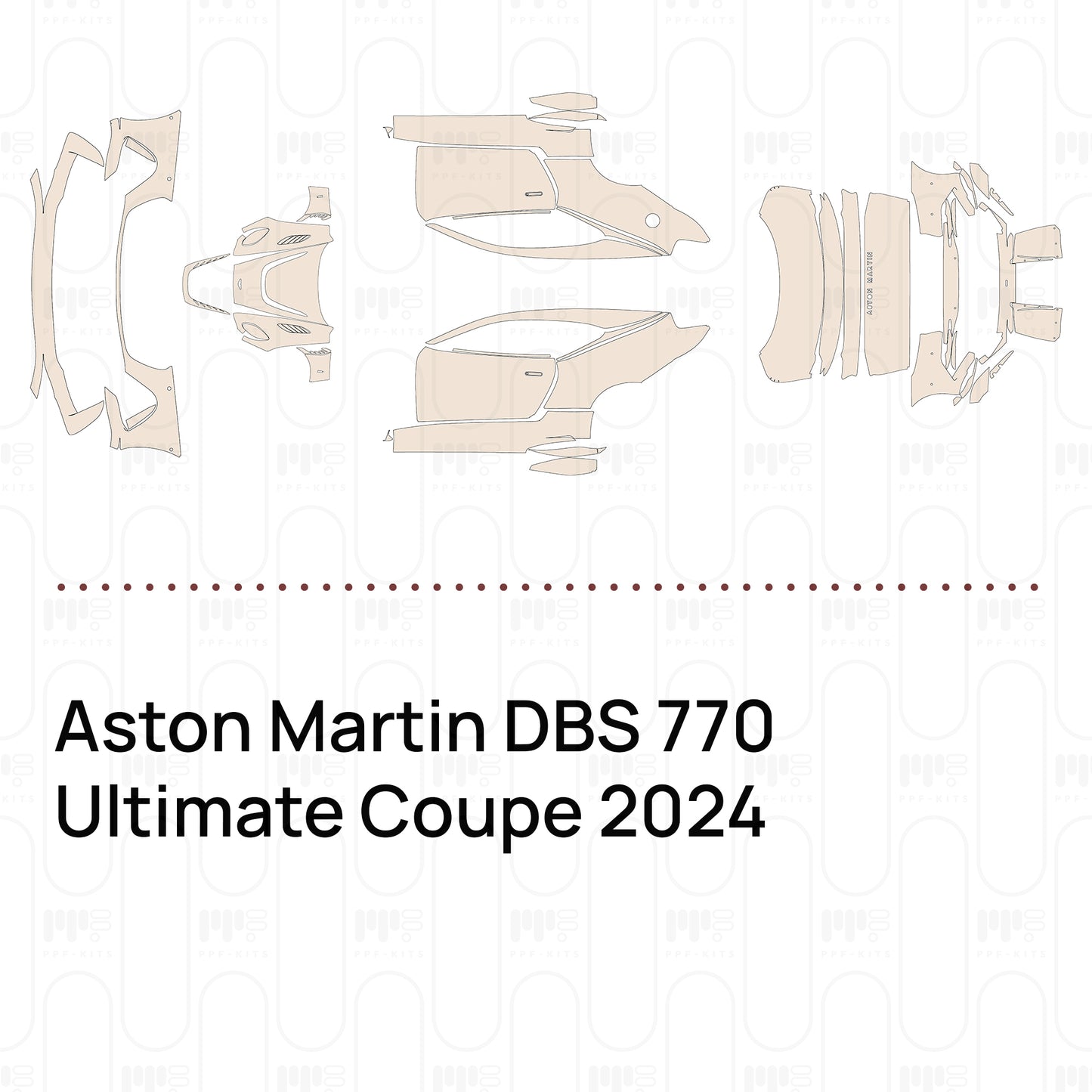 Pre-Cut PPF Aston Martin DBS 770 Ultimate Coupe 2024