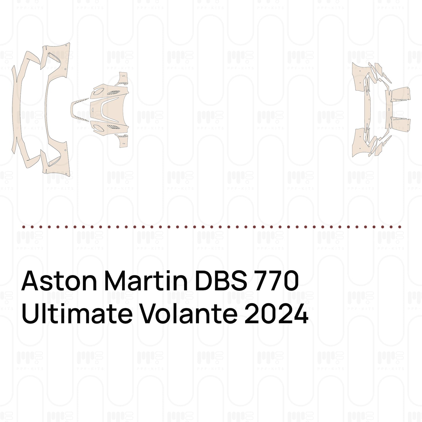 Pre-Cut PPF Aston Martin DBS 770 Ultimate Volante 2024