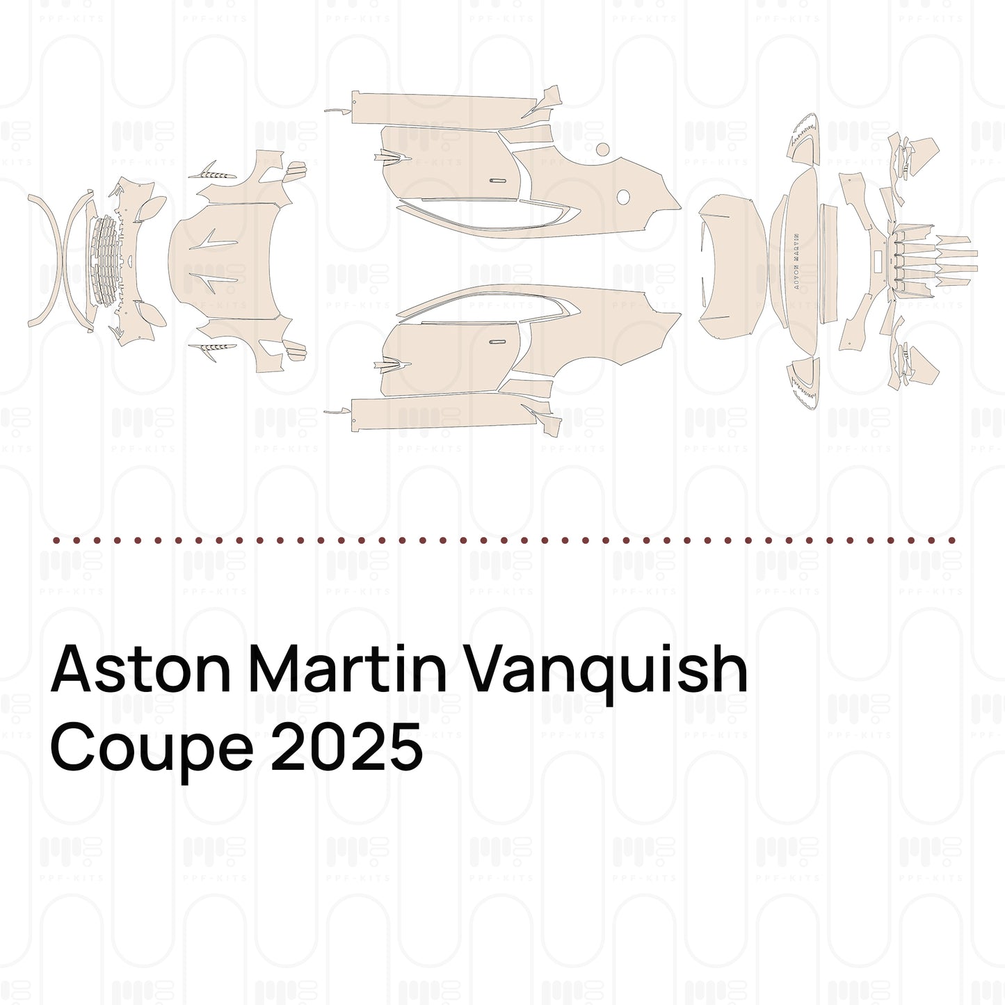 Pre-Cut PPF Aston Martin Vanquish Coupe 2025