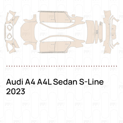 Pre-Cut PPF Audi A4 A4L Sedan S-Line 2023