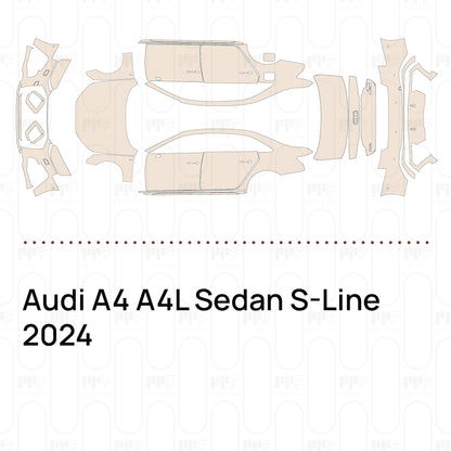 Pre-Cut PPF Audi A4 A4L Sedan S-Line 2024