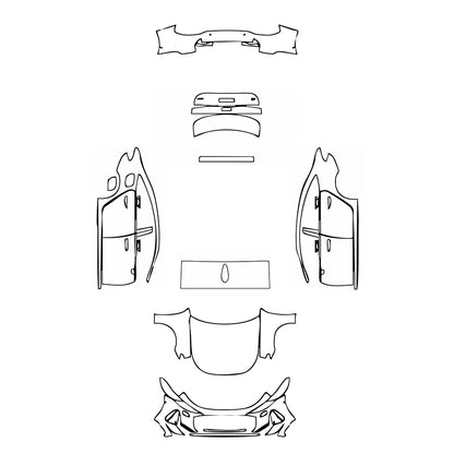 Passgenaue Lackschutzfolien PPF Audi A5 A5 Saloon Base 2025