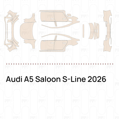 Pre-Cut PPF Audi A5 Saloon S-Line 2026