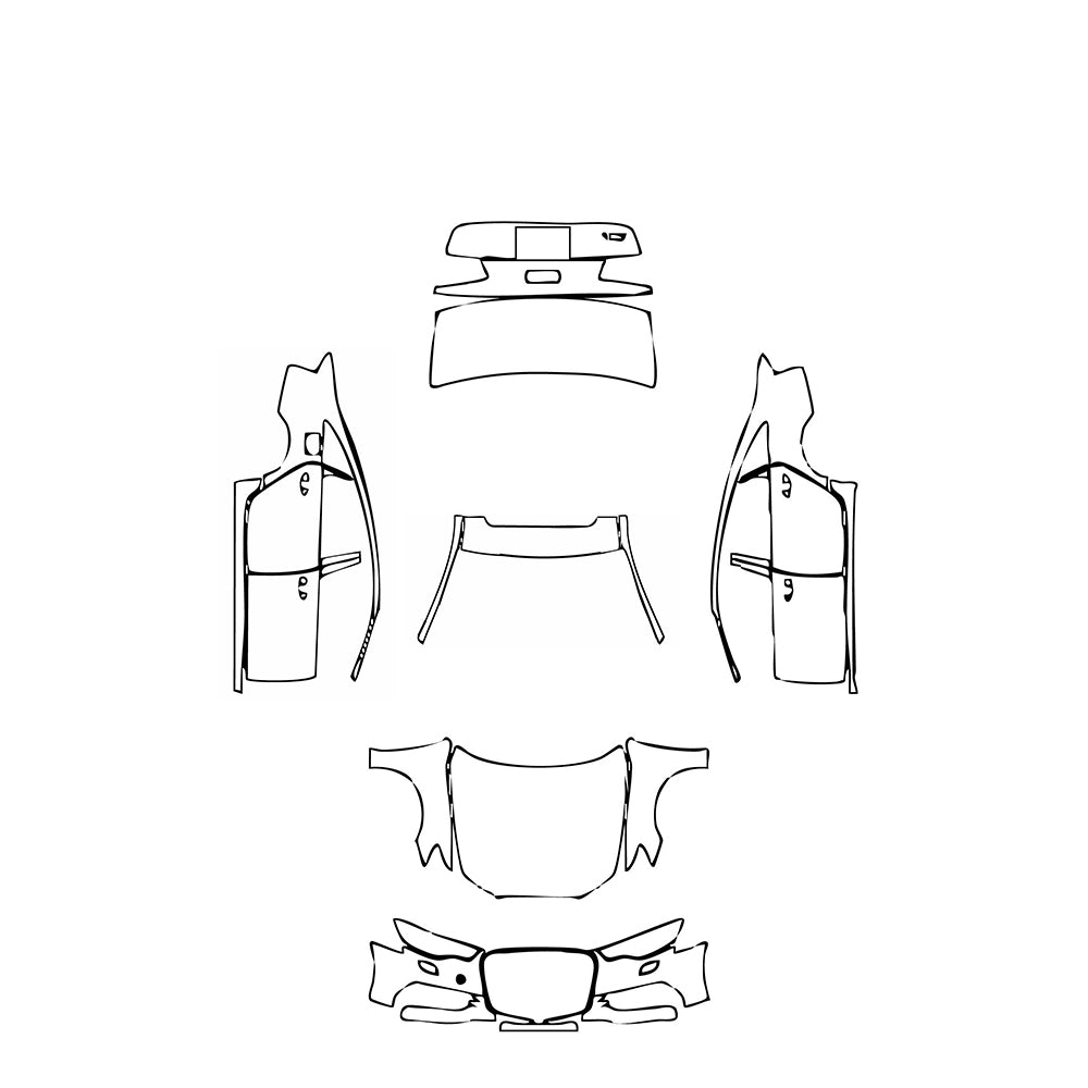 Pre-Cut PPF Audi A6 A6L Base 2012 - PPF-Kits