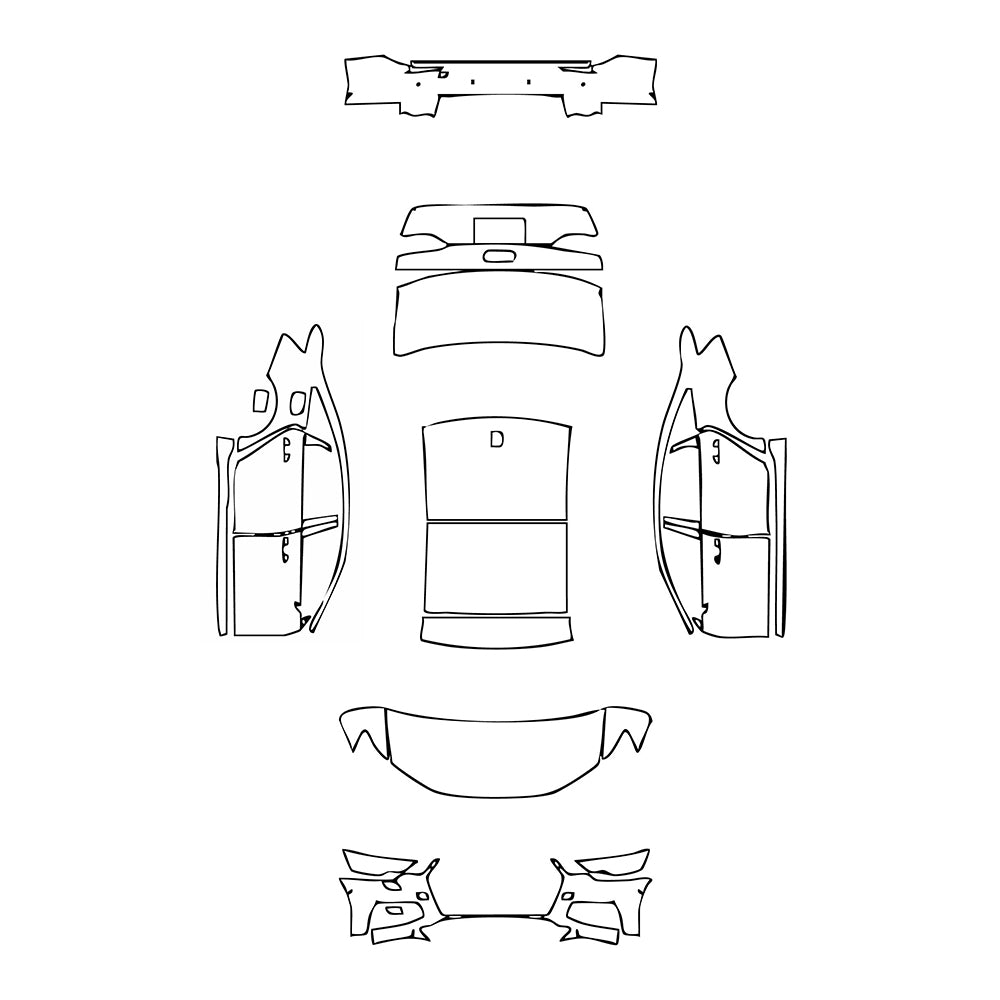Pre-Cut PPF Audi A6 A6L Base 2023 - PPF-Kits