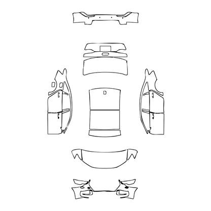 Pre-Cut PPF Audi A6 A6L S-line 2023 - PPF-Kits