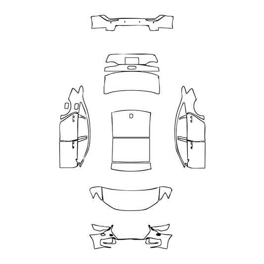 Pre-Cut PPF Audi A6 A6L S-line 2023 - PPF-Kits