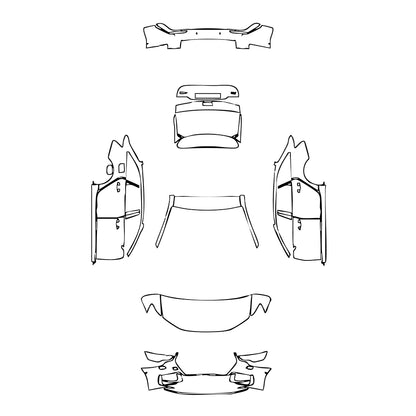 Pre-Cut PPF Audi A6 A6 Avant S-line 2021 - PPF-Kits