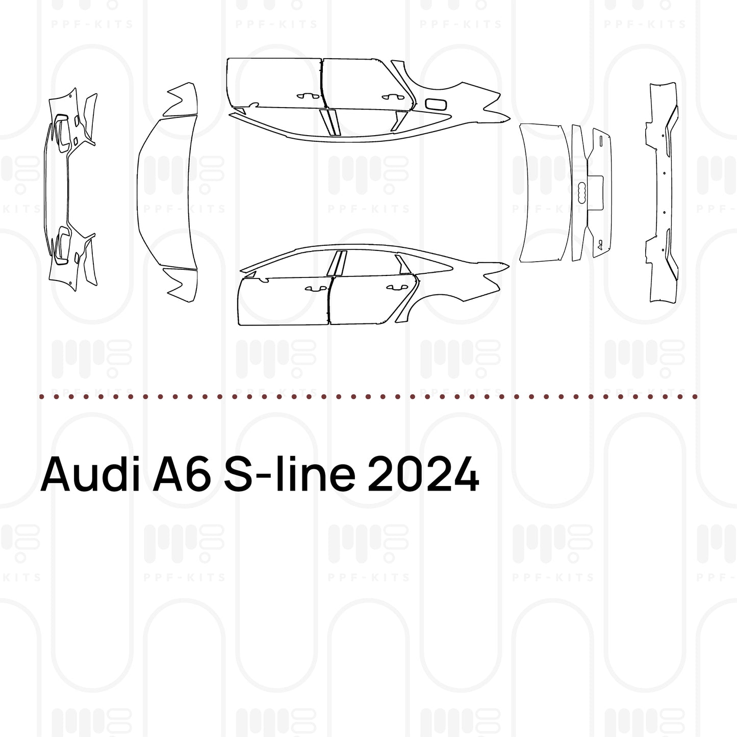 Pre-Cut PPF Audi A6 S-line 2024