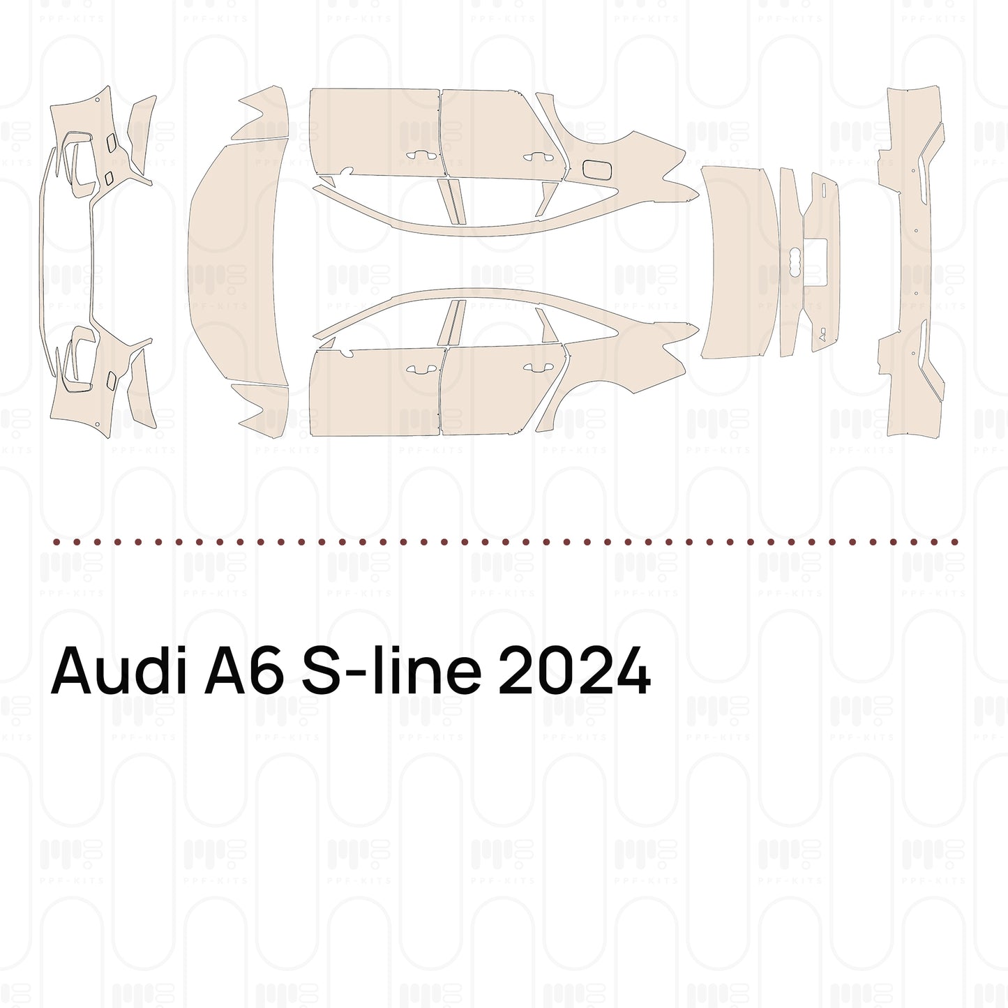 Pre-Cut PPF Audi A6 S-line 2024