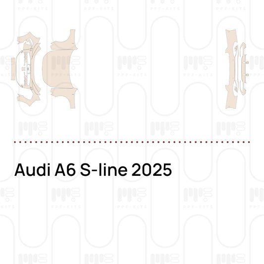 Vorgeschnittene PPF-Lackschutzfolie Audi A6 S-line 2025