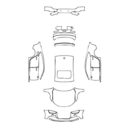 Pre-Cut PPF Audi A7 A7 Sportback Base 2017 - PPF-Kits