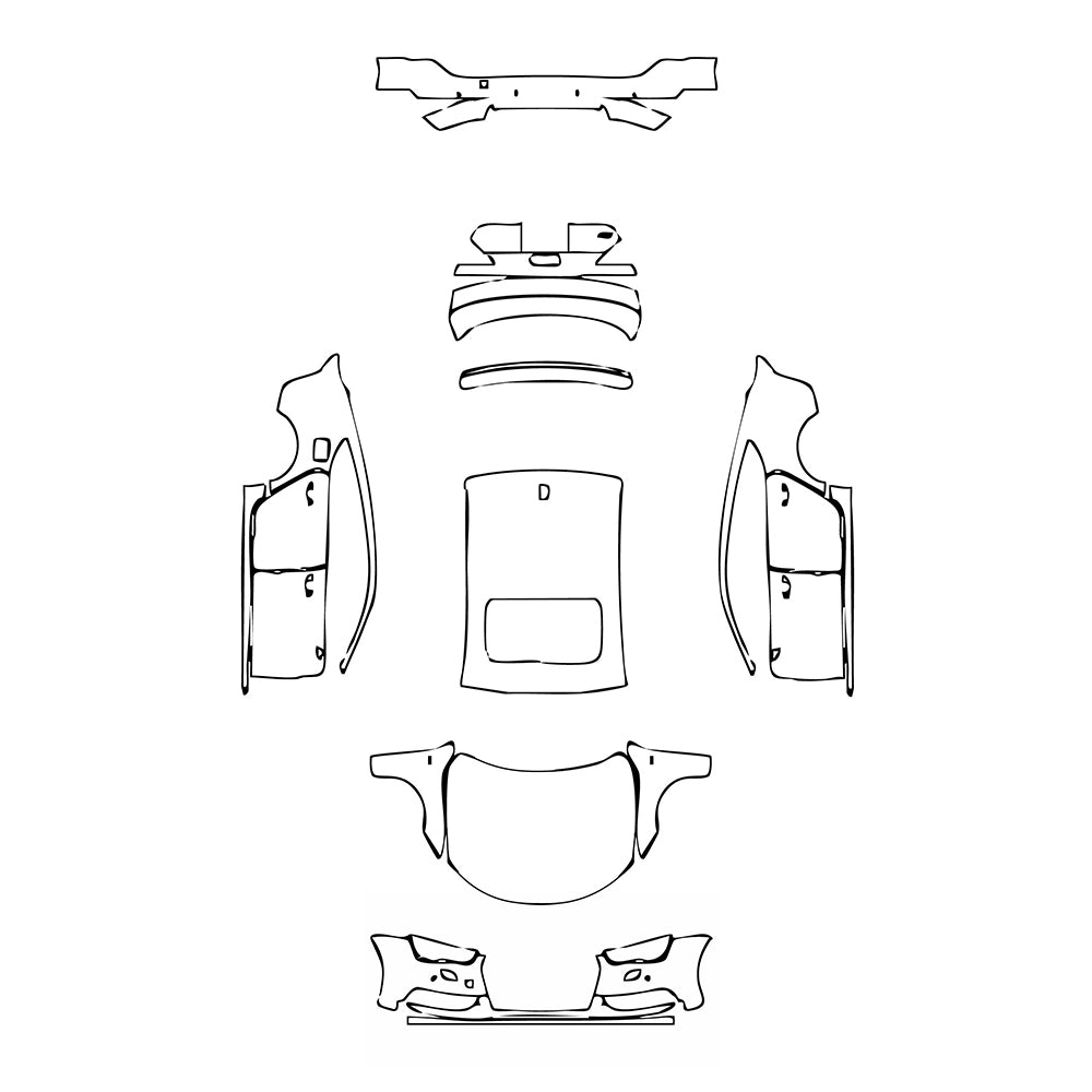 Pre-Cut PPF Audi A7 A7 Sportback S-line 2017 - PPF-Kits
