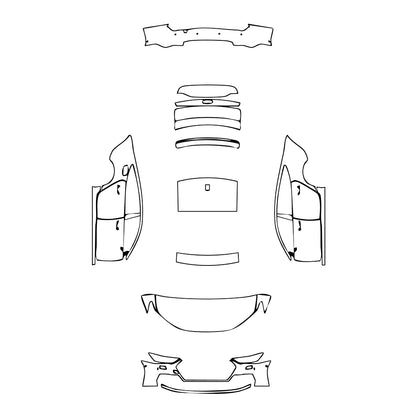 Pre-Cut PPF Audi A7 A7 Sportback S-line 2022 - PPF-Kits