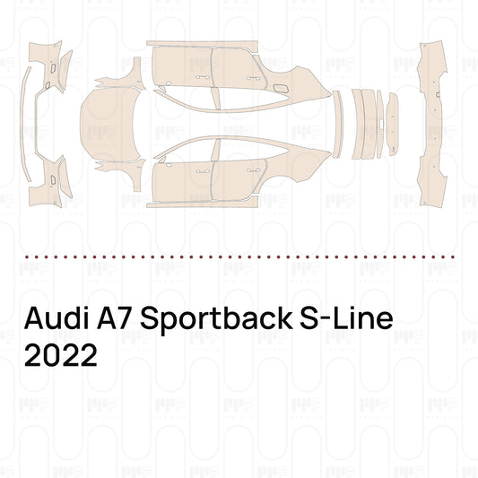 Pre-Cut PPF Audi A7 Sportback S-Line 2022