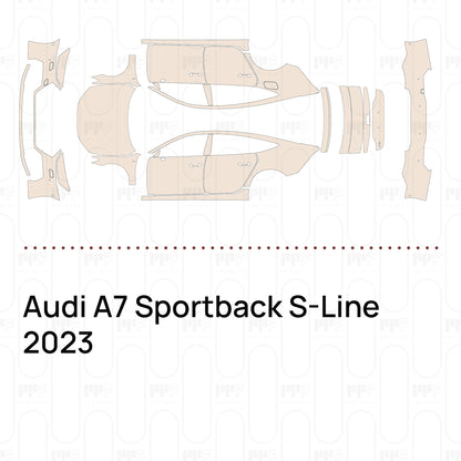 Pre-Cut PPF Audi A7 Sportback S-Line 2023