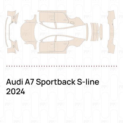 Pre-Cut PPF Audi A7 Sportback S-line 2024