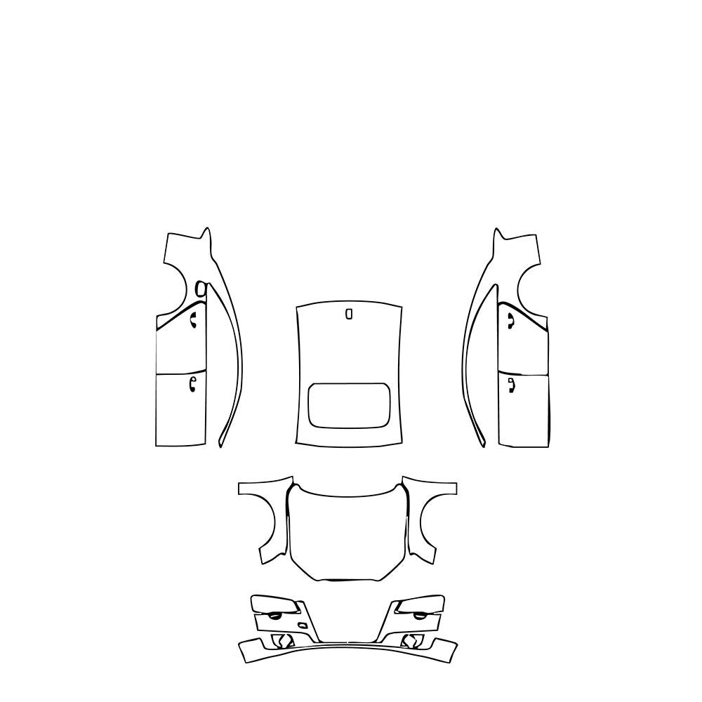 Pre-Cut PPF Audi A8 A8 (Standard Wheelbase) Base 2014 - PPF-Kits