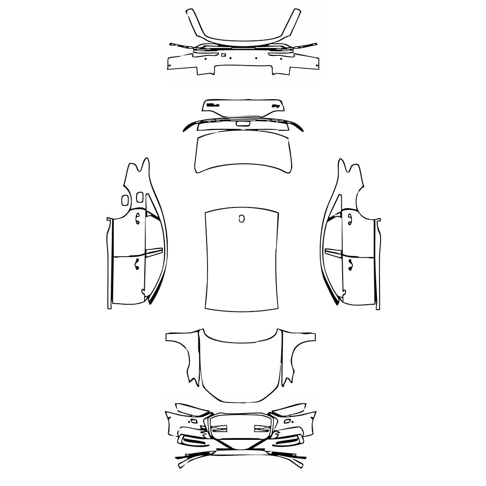 Pre-Cut PPF Audi A8 A8 (Standard Wheelbase) Base 2021 - PPF-Kits