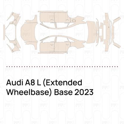 Pre-Cut PPF Audi A8 L (Extended Wheelbase) Base 2023