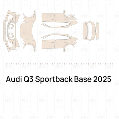 Pre-Cut PPF Audi Q3 Sportback Base 2025