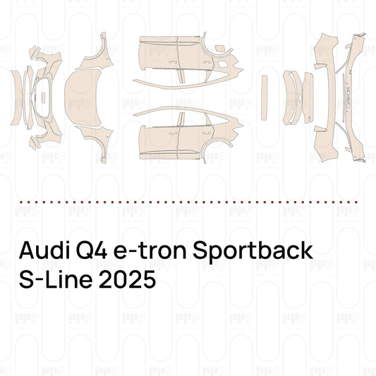 Pre-Cut PPF Audi Q4 e-tron Sportback S-Line 2025