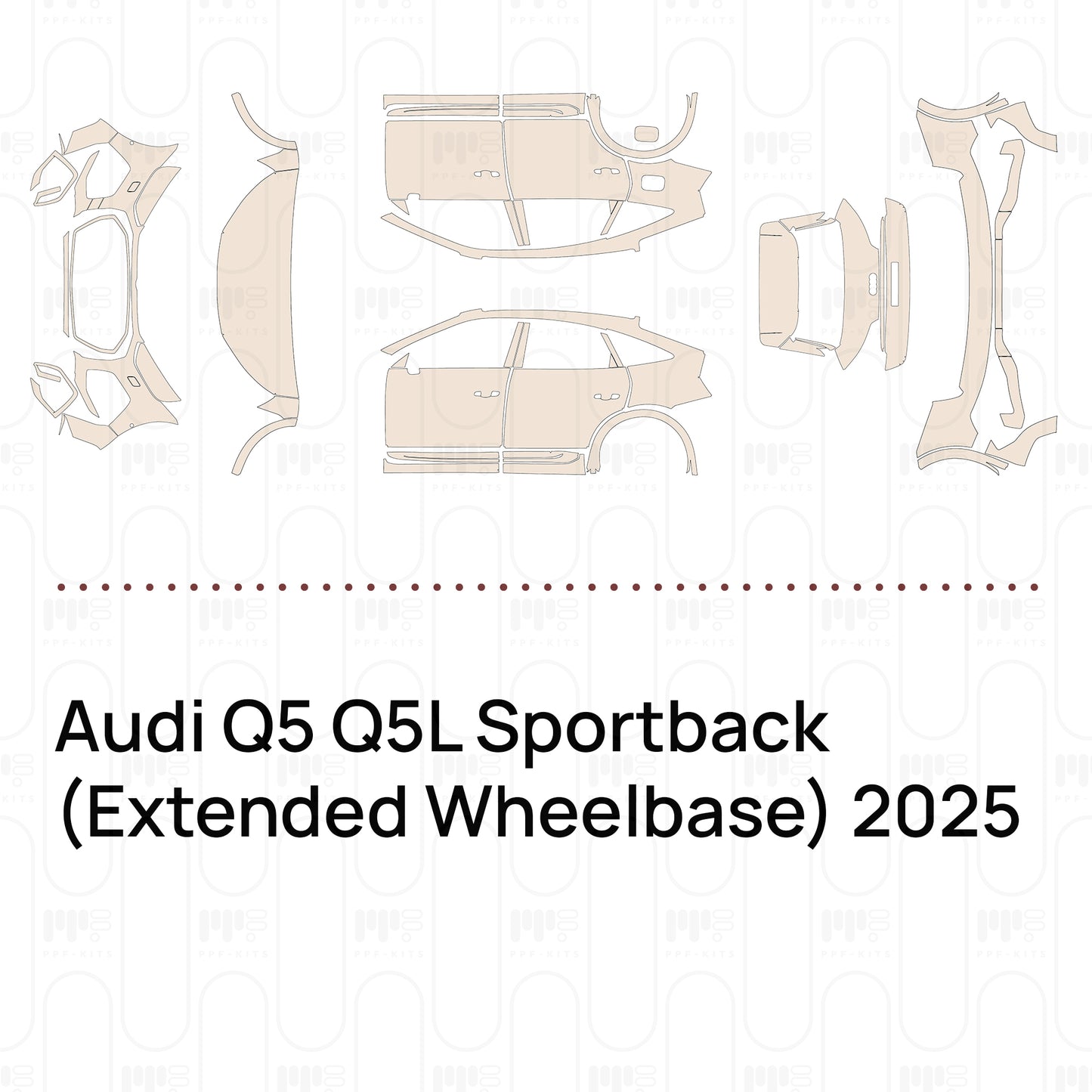 Pre-Cut PPF Audi Q5 Q5L Sportback (Extended Wheelbase) 2025