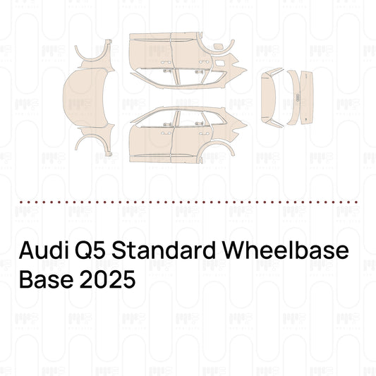 Pre-Cut PPF Audi Q5 Standard Wheelbase Base 2025