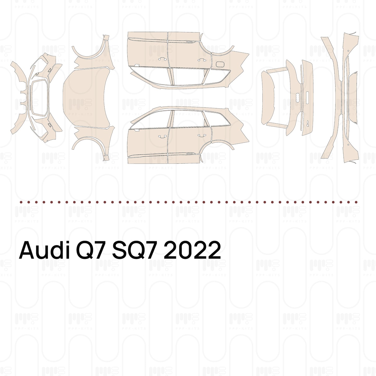 Pre-Cut PPF Audi Q7 SQ7 2022