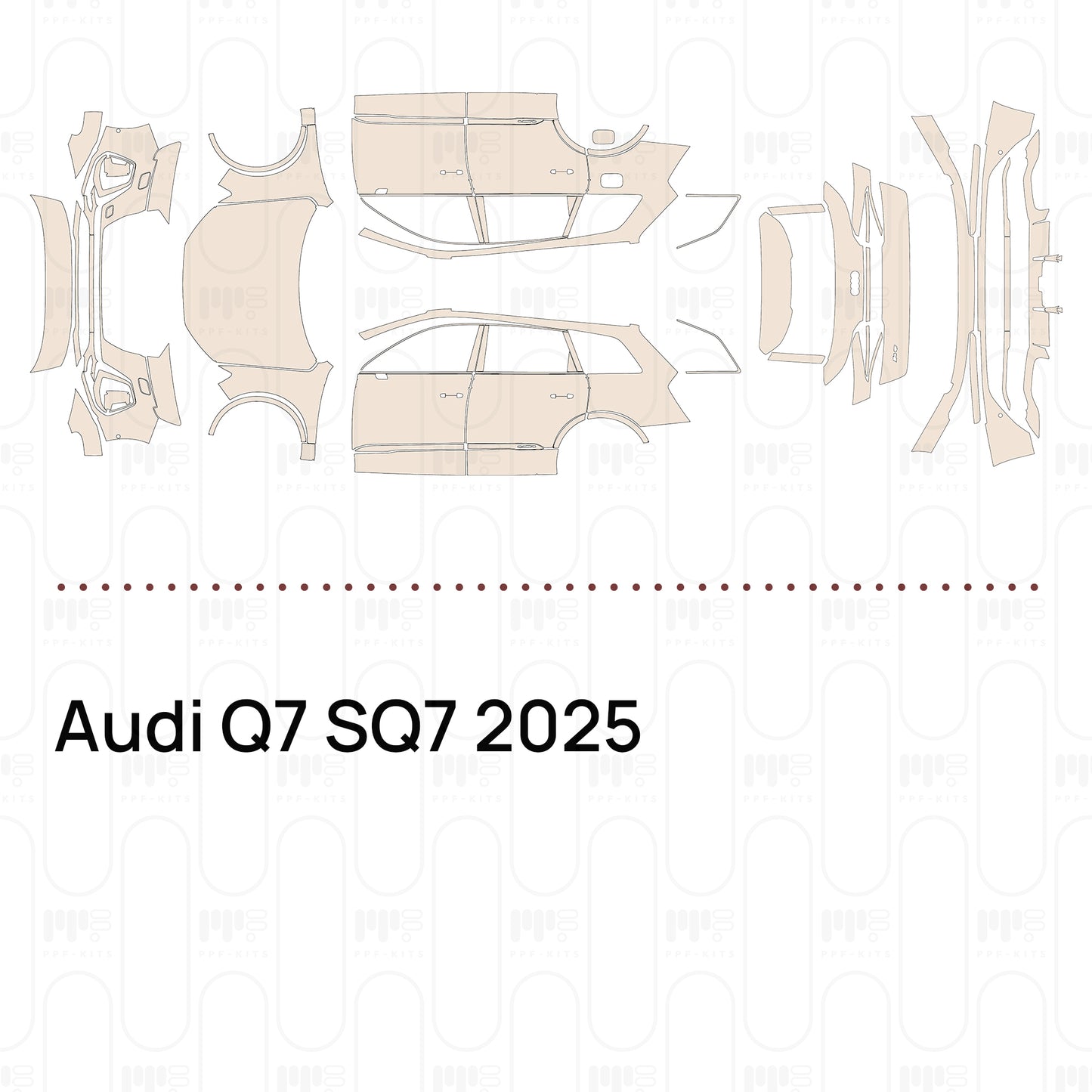 Pre-Cut PPF Audi Q7 SQ7 2025