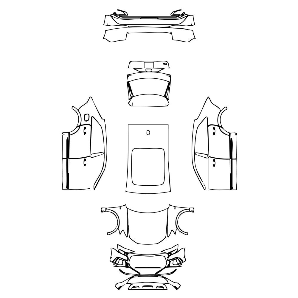 Pre-Cut PPF Audi Q8 S-line 2023 - PPF-Kits