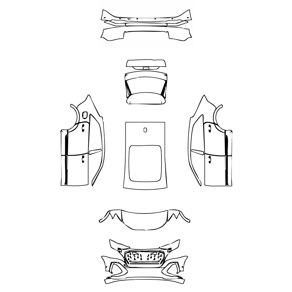 Pre-Cut PPF Audi Q8 S-line 2024 - PPF-Kits